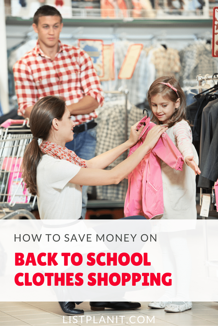 How To Save Money On Back To School Clothes